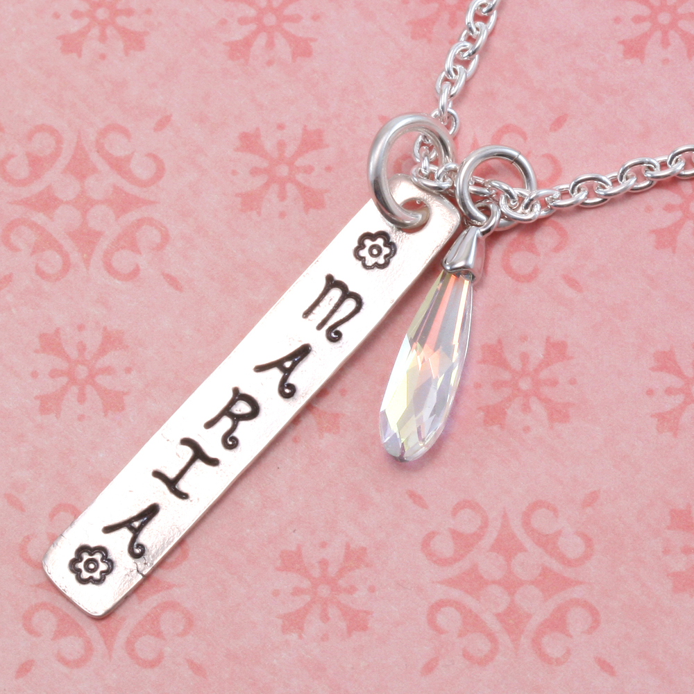 Charms & Solderable Accents Swarovski Raindrop Pendant Rhodium - Crystal AB